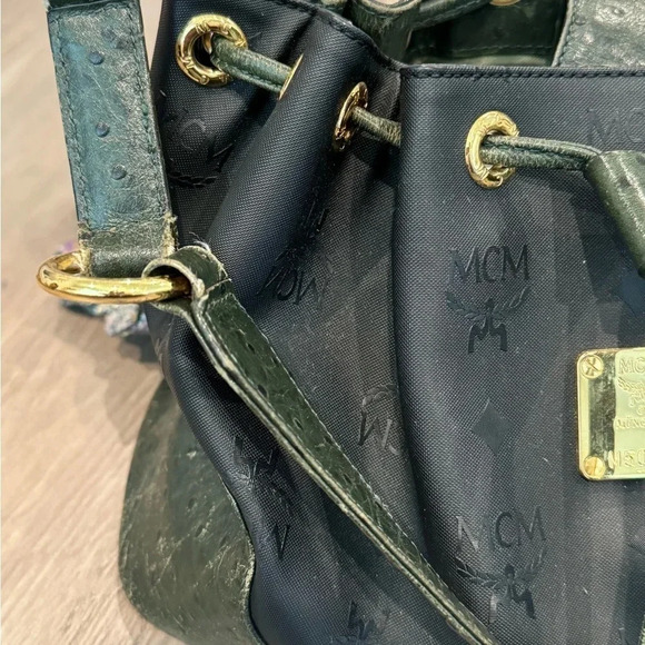 MCM BUCKET BAG LEATHER MEDIUM - Picture 4 of 14